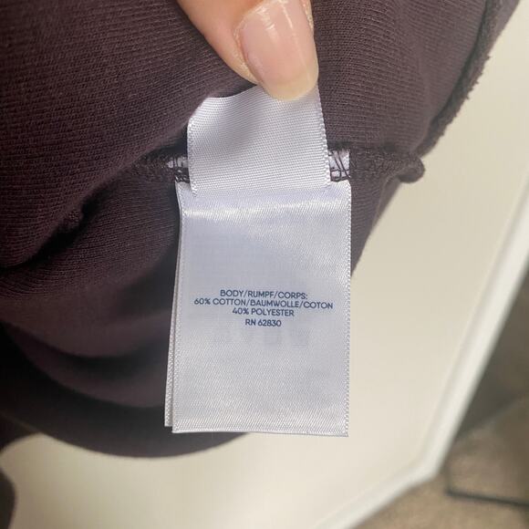 Lands End Mens Sweater XXL Brown Bedford Rib Quarter Zip Pullover Preppy Casual - Picture 5 of 6